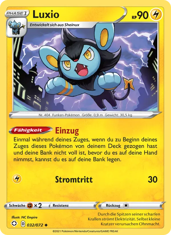 Luxio · Glänzendes Schicksal 32/72