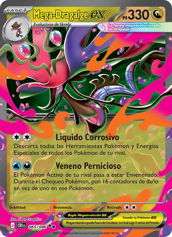Mega-Dragalge ex · Caos Creciente 065/86