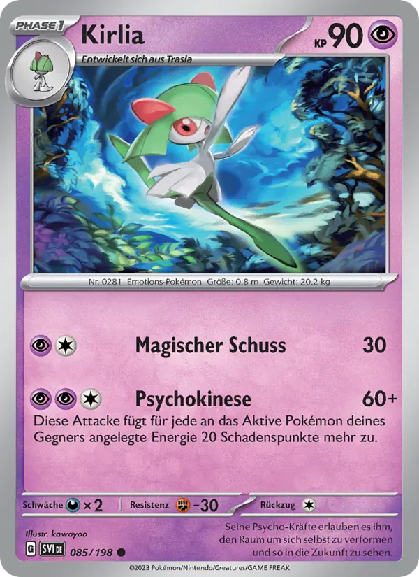 Kirlia · Karmesin & Purpur 085/198