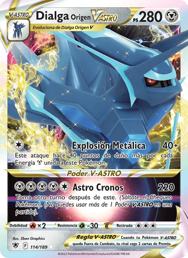 Dialga Origen V-ASTRO · Resplandor Astral 114/189