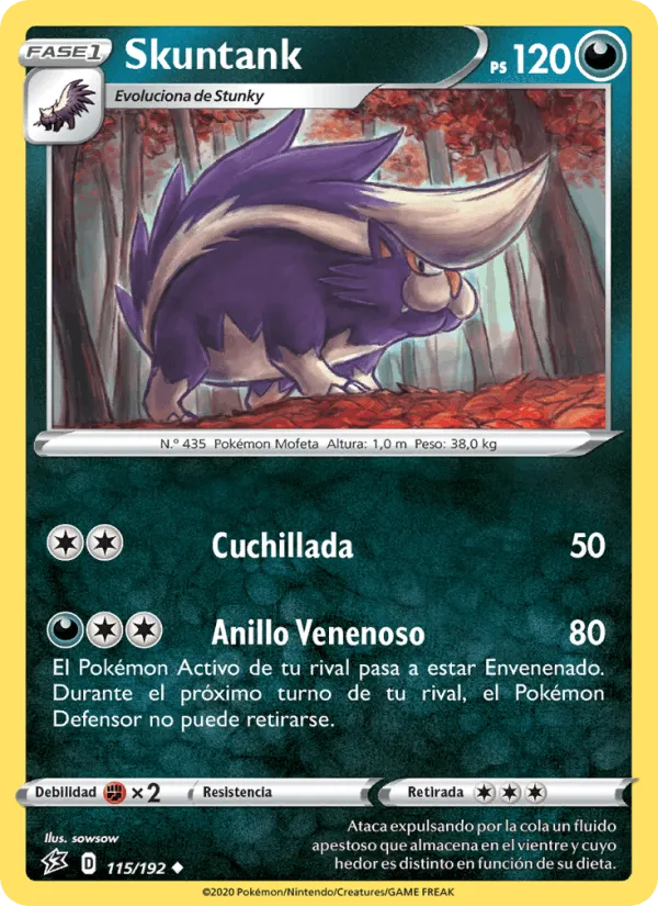 Skuntank · Choque Rebelde 115/192