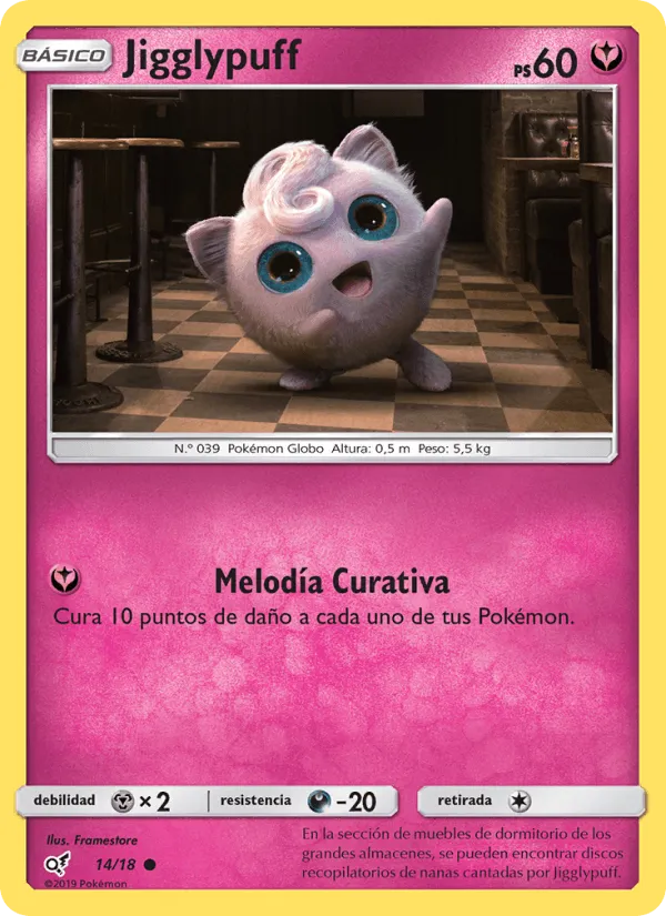 Jigglypuff · Detective Pikachu 14/18