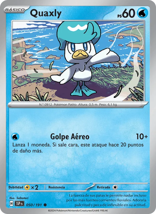 Quaxly · Chispas Fulgurantes 050/191
