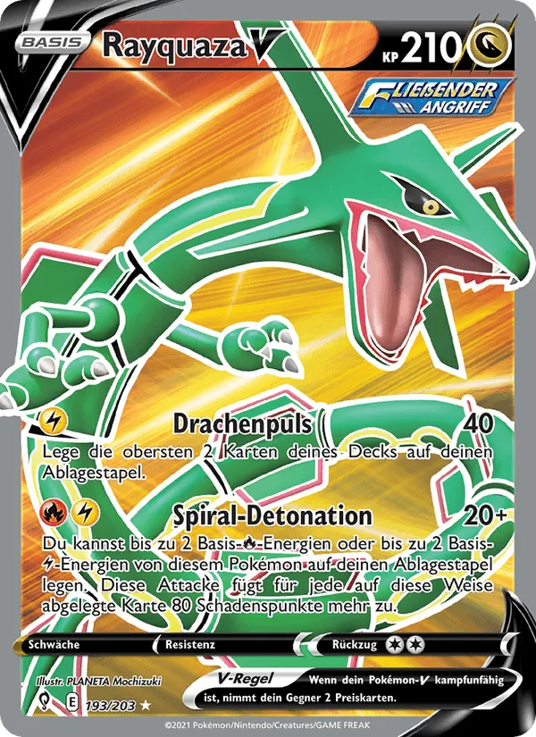 Rayquaza V · Drachenwandel 193/203