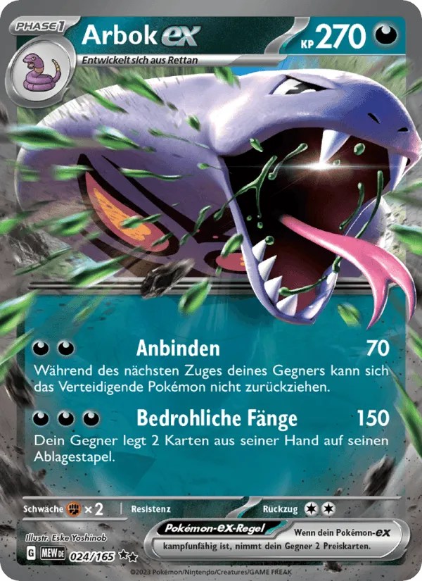 Arbok-ex · 151 024/165