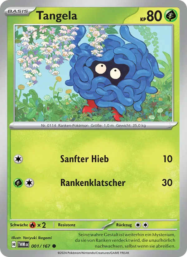 Tangela · Maskerade im Zwielicht 001/167