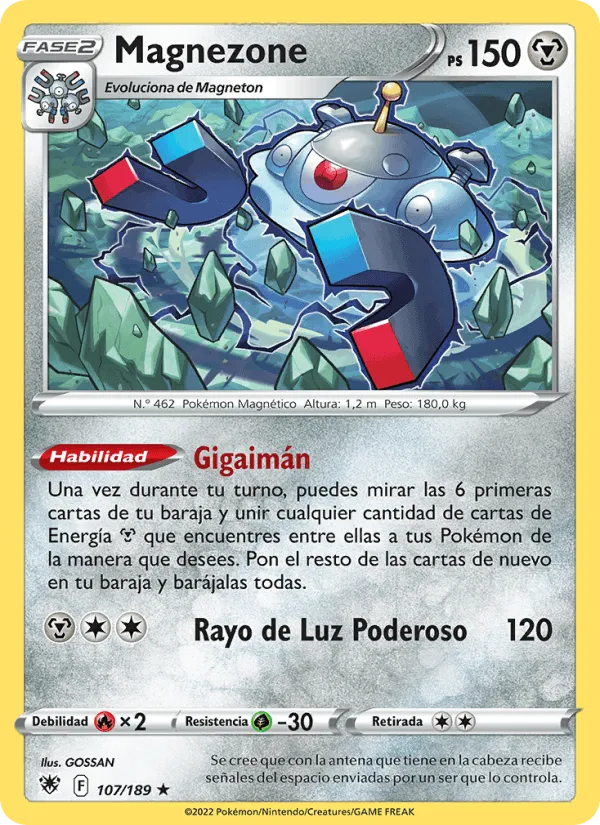 Magnezone · Resplandor Astral 107/189