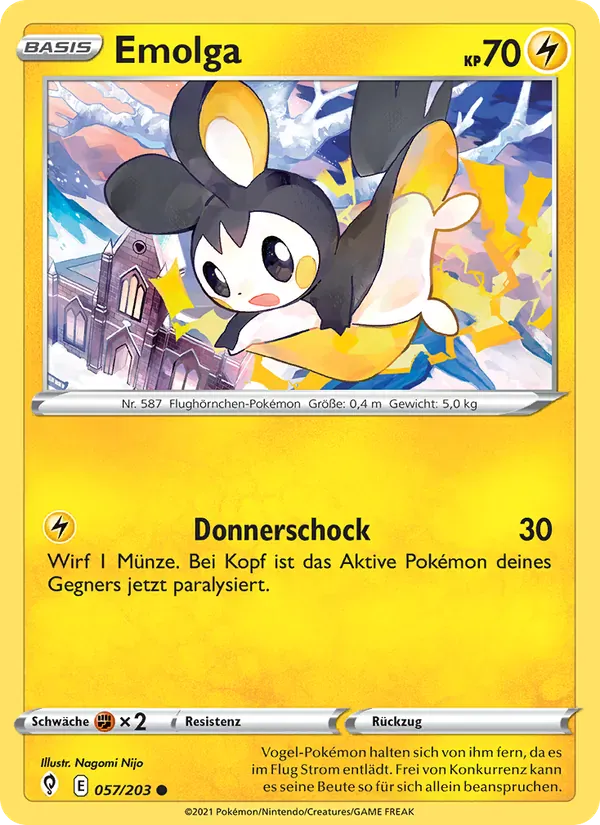 Emolga · Drachenwandel 57/203