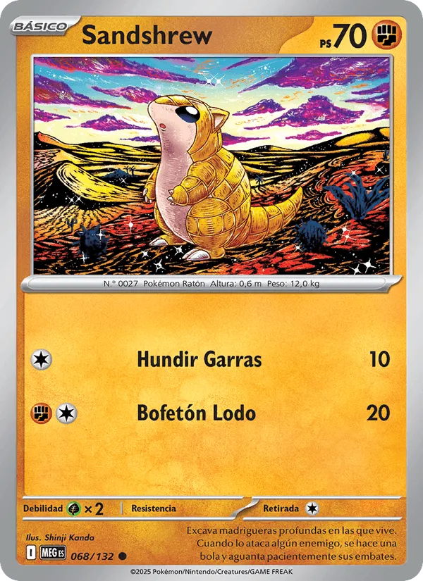Sandshrew · Megaevolución 068/132