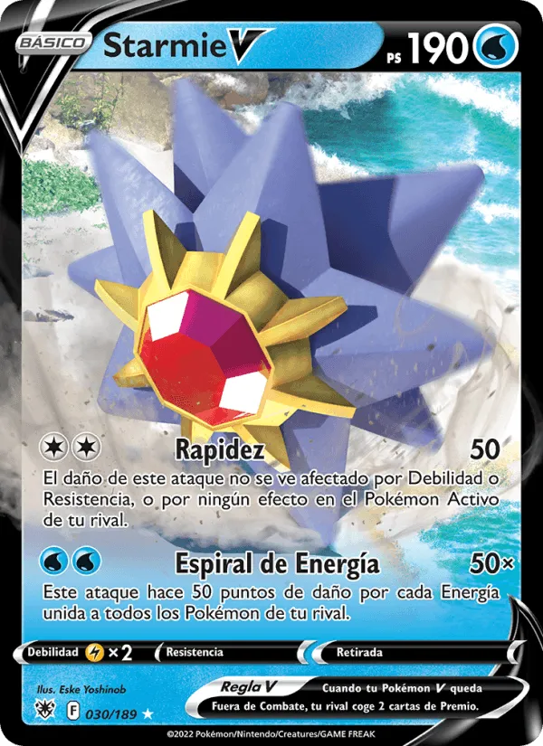 Starmie V · Resplandor Astral 030/189