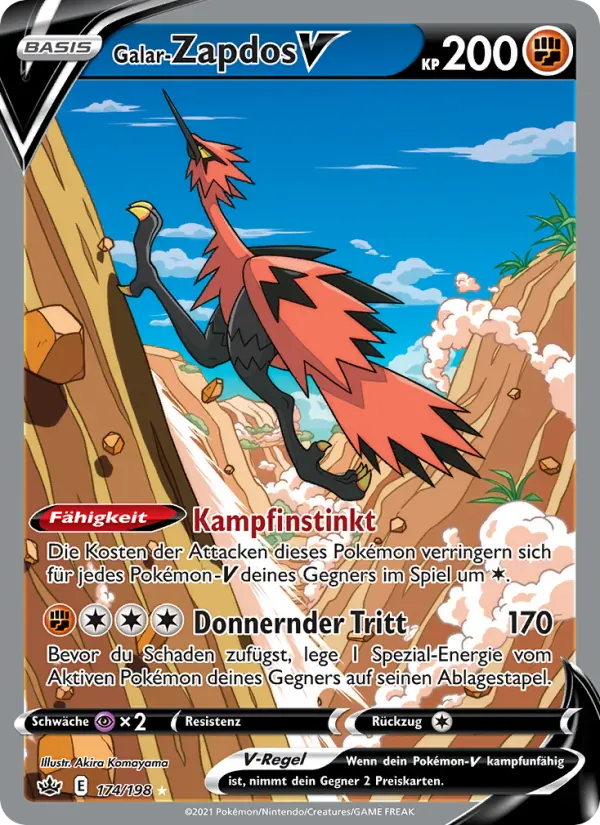 Galar-Zapdos V · Schaurige Herrschaft 174/198