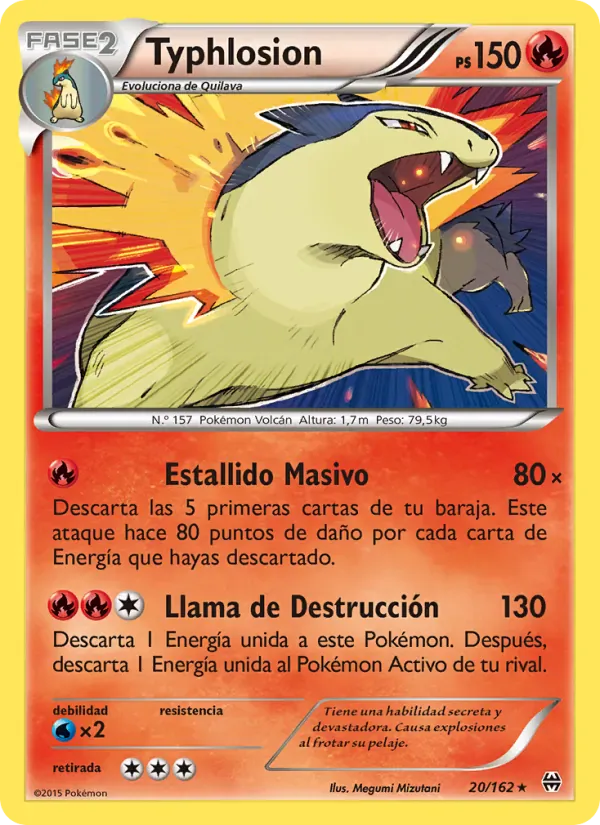 Typhlosion · Turbo Impulso 20/162