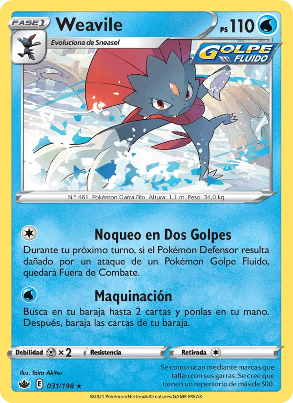 Weavile · Reinado Escalofriante 31/198