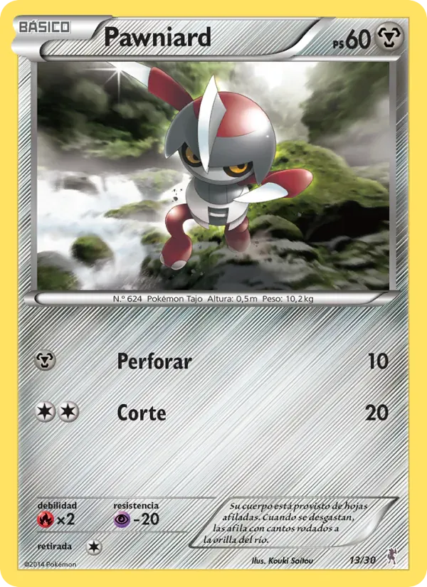Pawniard · Kit de Entrenador XY (Bisharp) 13/30