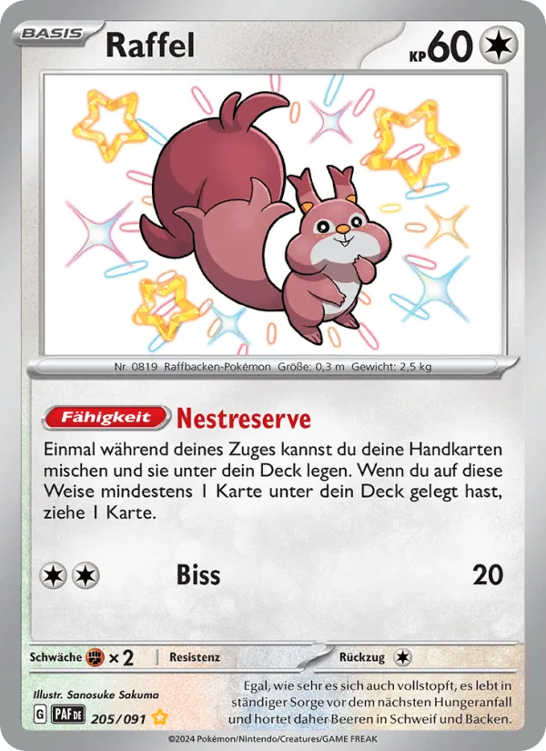 Raffel · Paldeas Schicksale 205/91