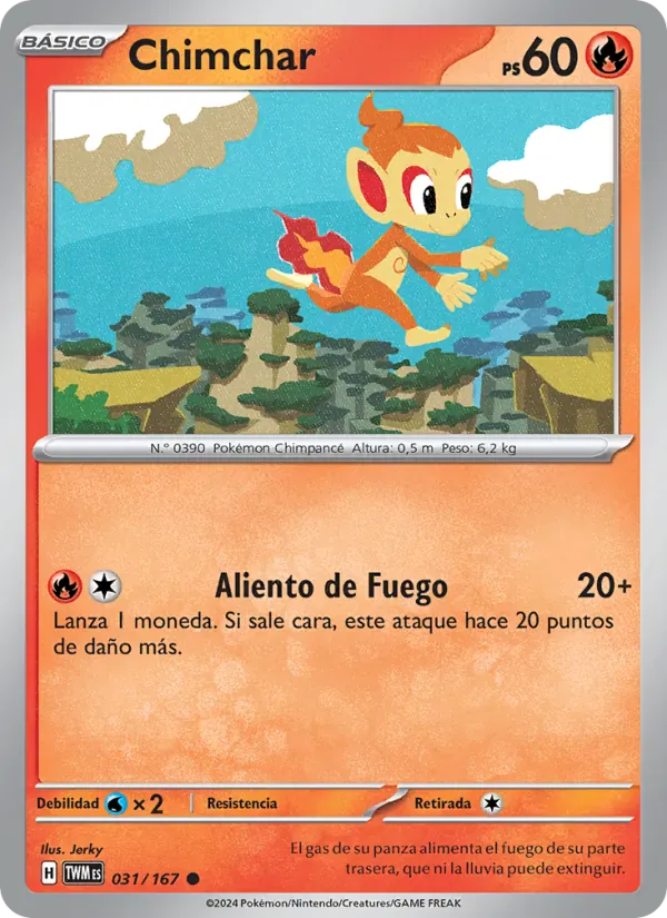 Chimchar · Mascarada Crepuscular 031/167