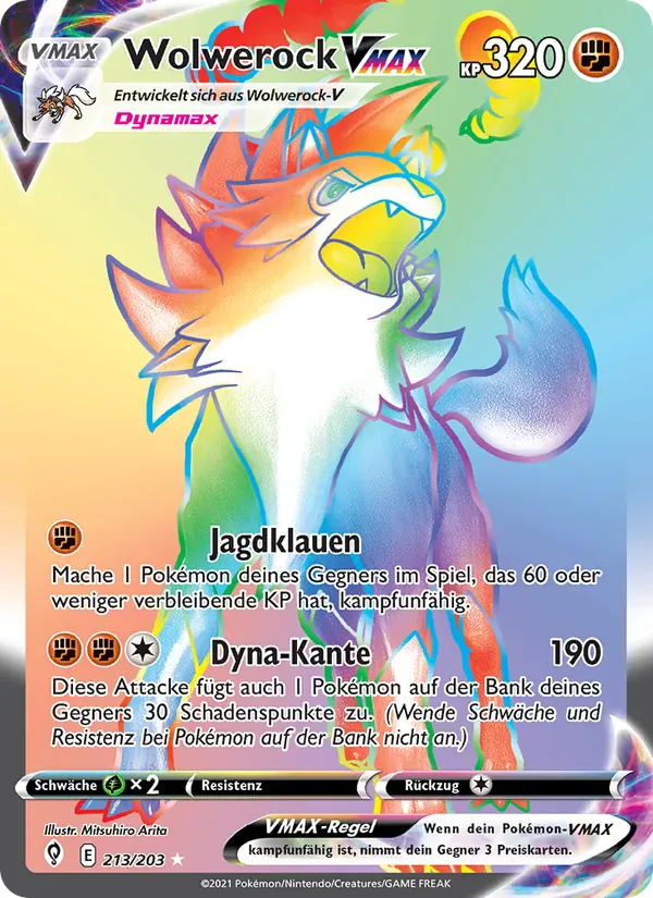 Wolwerock VMAX · Drachenwandel 213/203