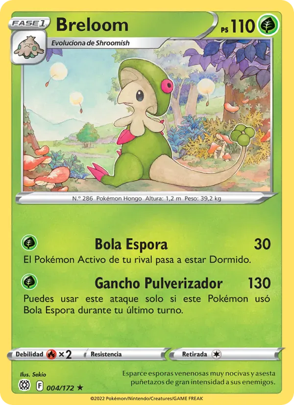 Breloom · Astros Brillantes 004/172