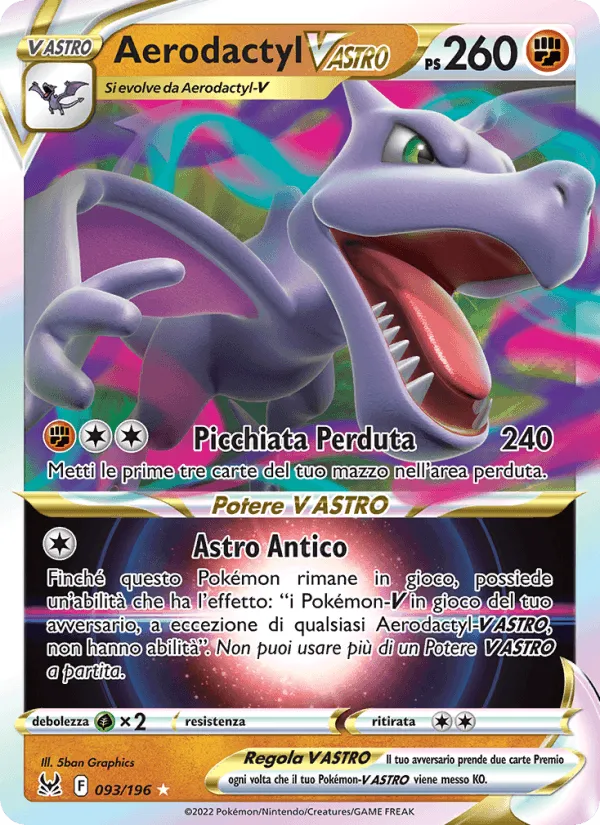 Aerodactyl V ASTRO · Origine Perduta 093/196
