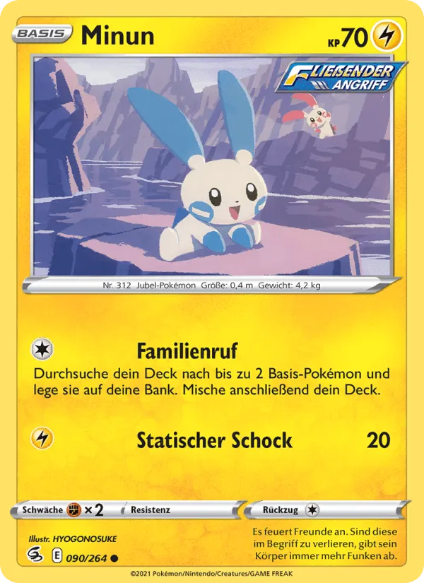 Minun · Fusionsangriff 90/264