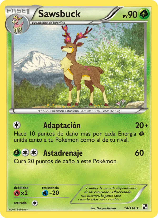 Sawsbuck · Negro y Blanco 14/114