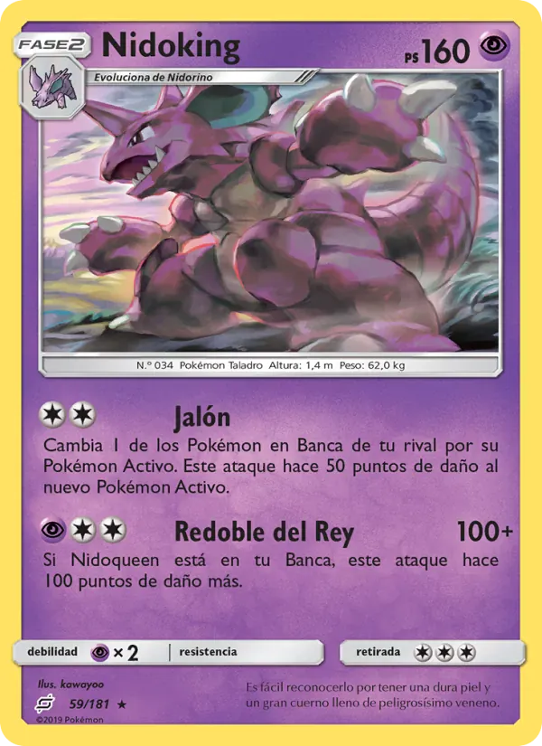 Nidoking · Union de Aliados 59/181