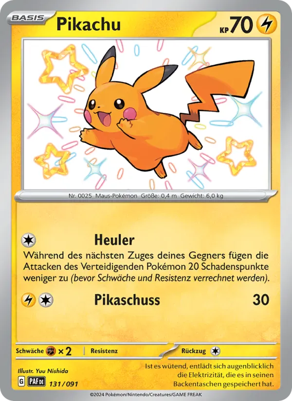 Pikachu · Paldeas Schicksale 131/91