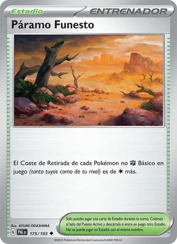 Páramo Funesto · Evoluciones en Paldea 175/193