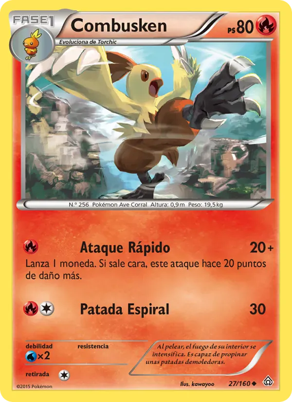 Combusken · Duelos Primigenios 27/160