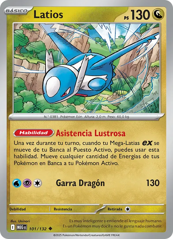Latios · Megaevolución 101/132
