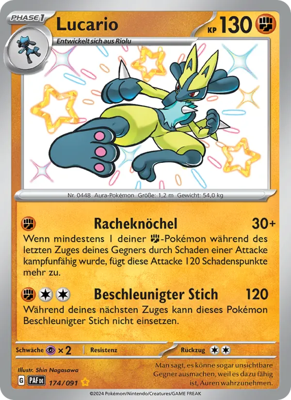 Lucario · Paldeas Schicksale 174/91