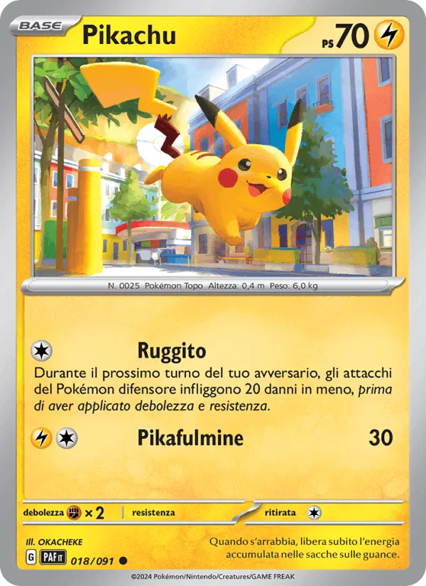 Pikachu · Destino di Paldea 018/91