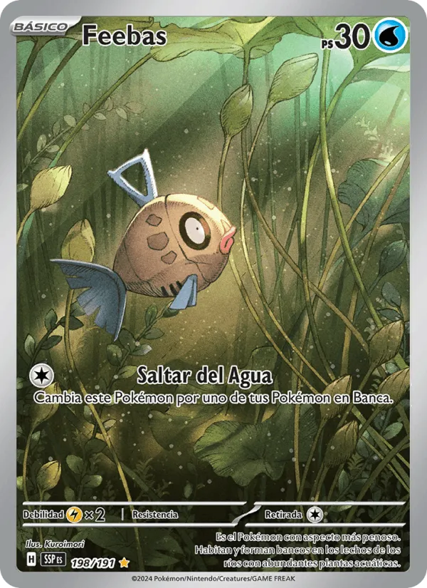 Feebas · Chispas Fulgurantes 198/191