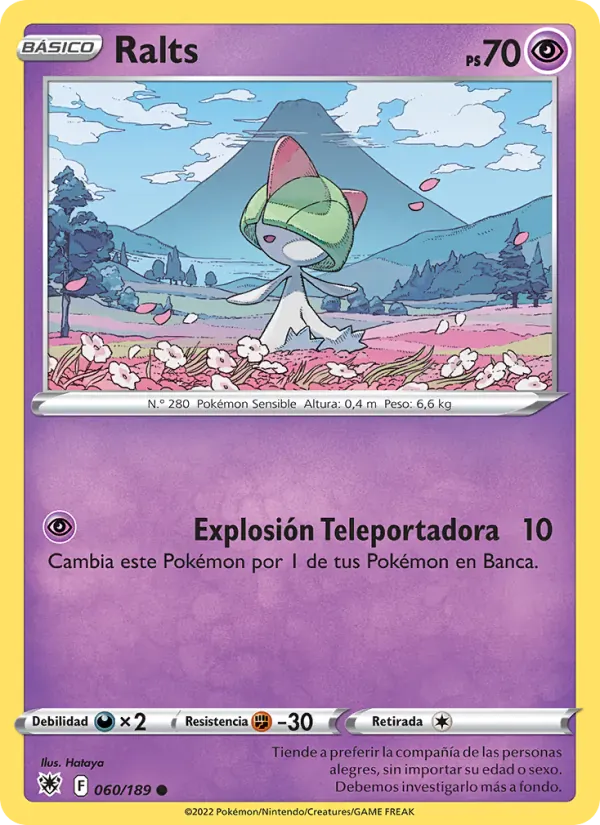 Ralts · Resplandor Astral 060/189