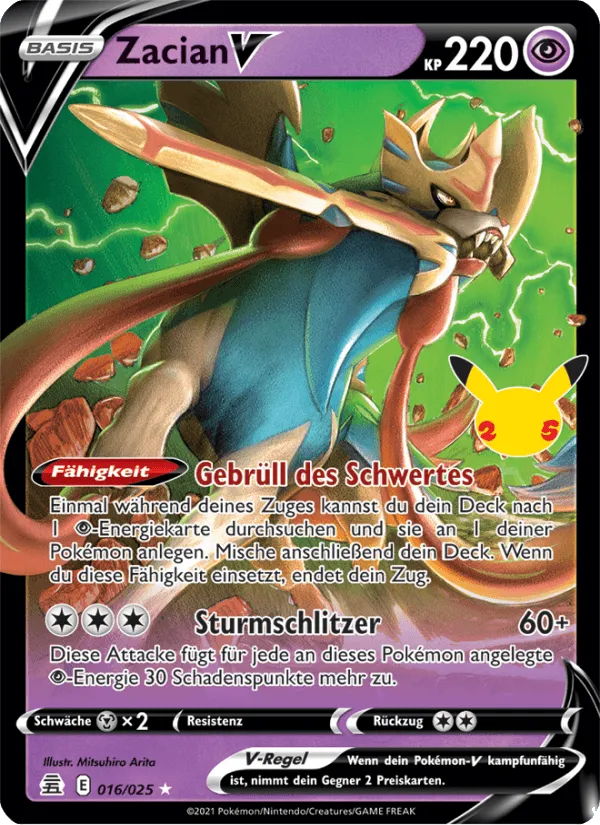 Zacian V · Celebrations 16/25