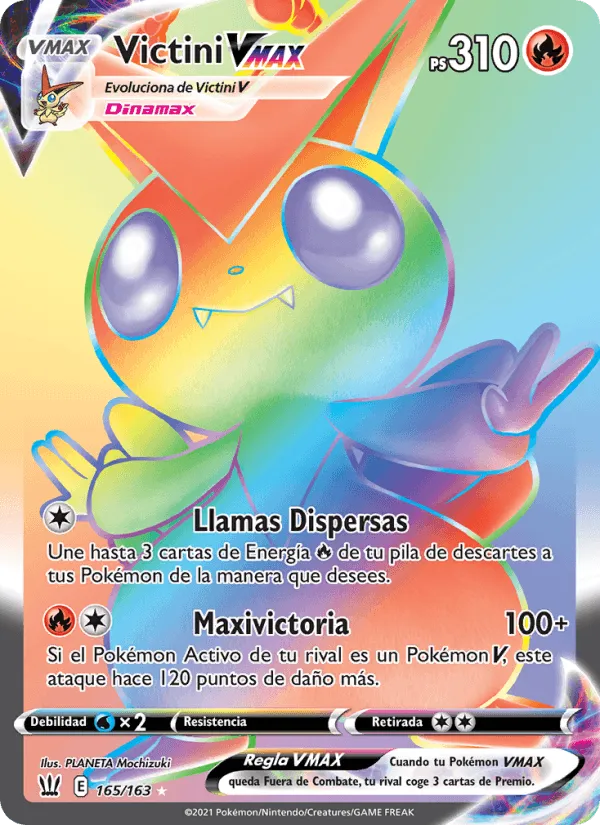 Victini VMAX · Estilos de Combate 165/163