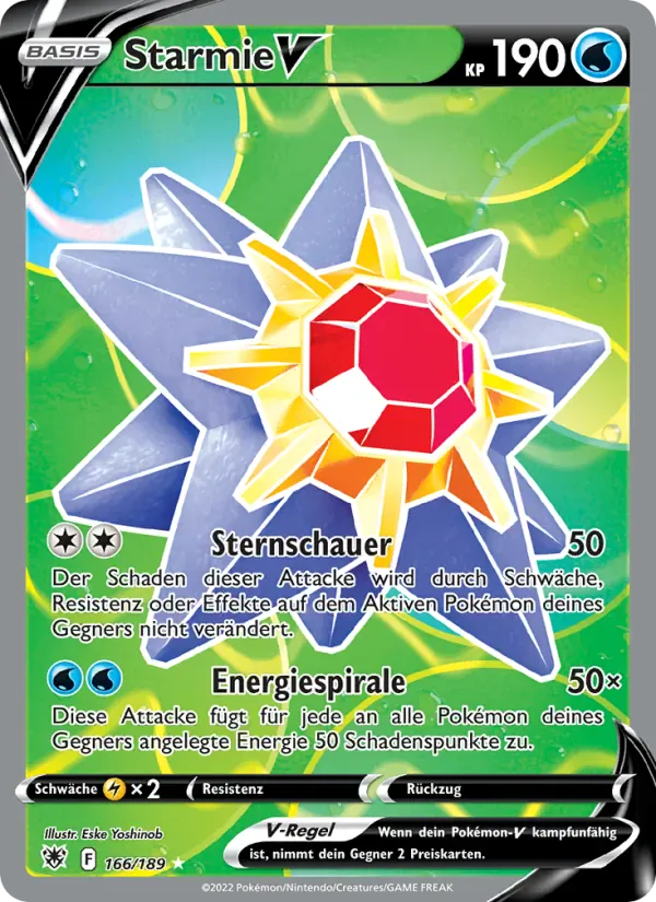 Starmie V · Astralglanz 166/189