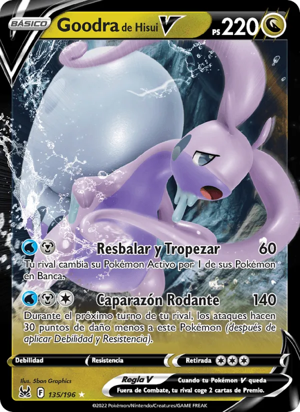 Goodra de Hisui V · Origen Perdido 135/196