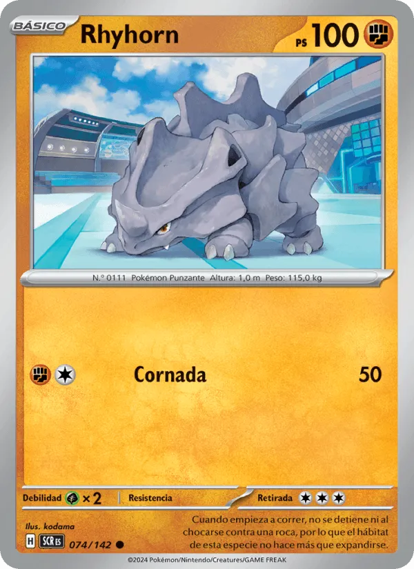 Rhyhorn · Corona Astral 074/142