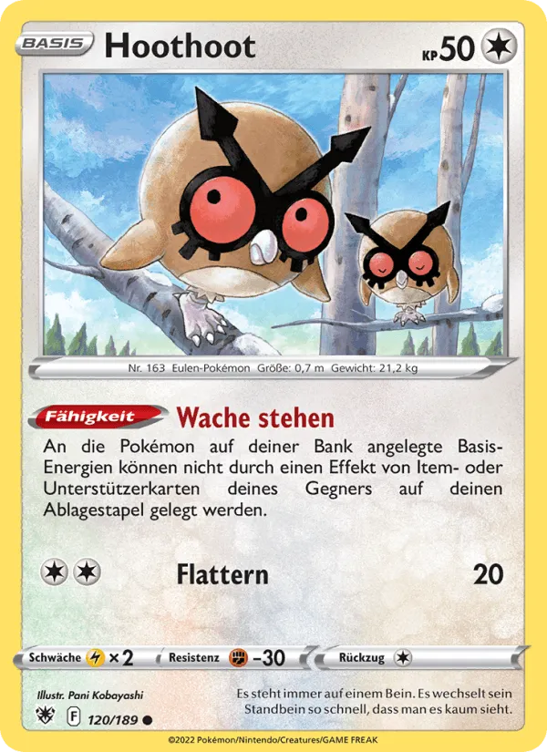 Hoothoot · Astralglanz 120/189