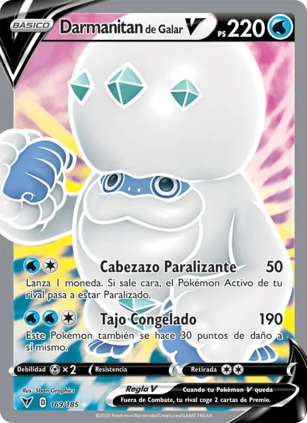 Darmanitan de Galar V · Voltaje Vívido 169/185