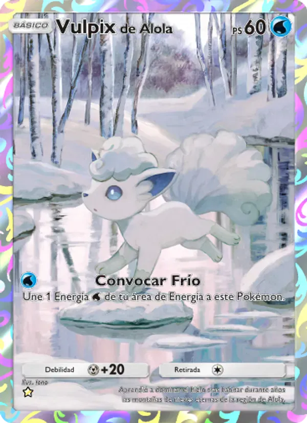 Vulpix de Alola · Guardianes Celestiales 162/155