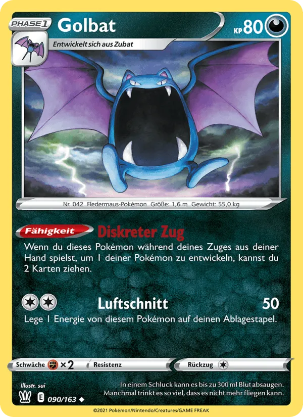 Golbat · Kampfstile 90/163