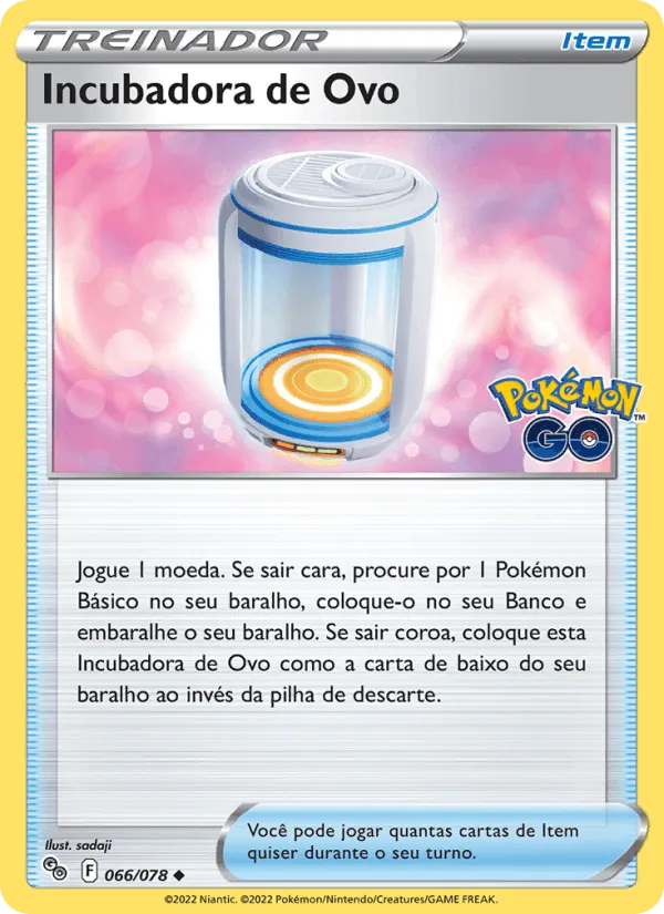 Incubadora de Ovo · Pokémon GO 066/78