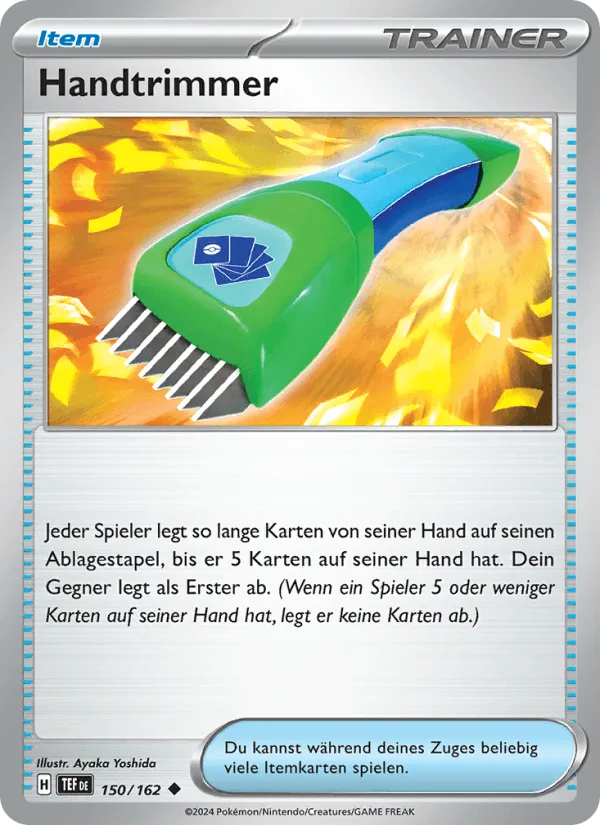 Handtrimmer · Gewalten der Zeit 150/162