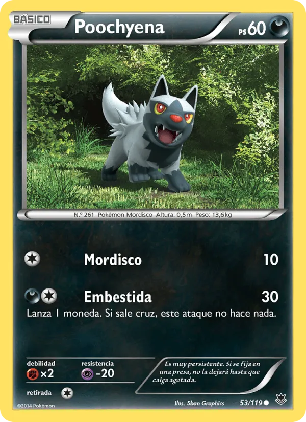 Poochyena · Fuerzas Fantasmales 53/119
