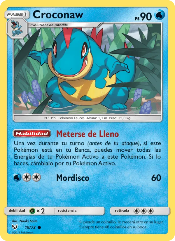 Croconaw · Leyendas Luminosas 19/73