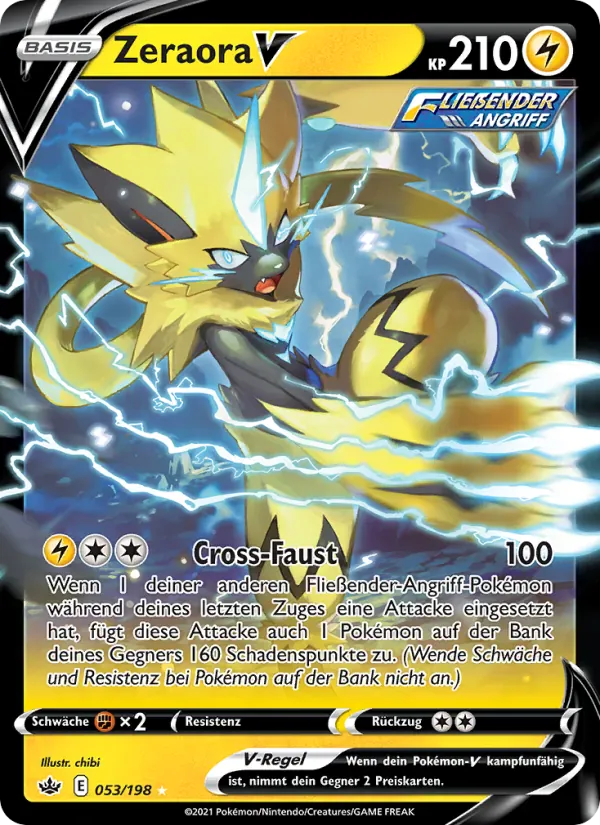 Zeraora V · Schaurige Herrschaft 53/198