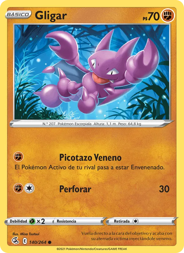Gligar · Golpe Fusión 140/264