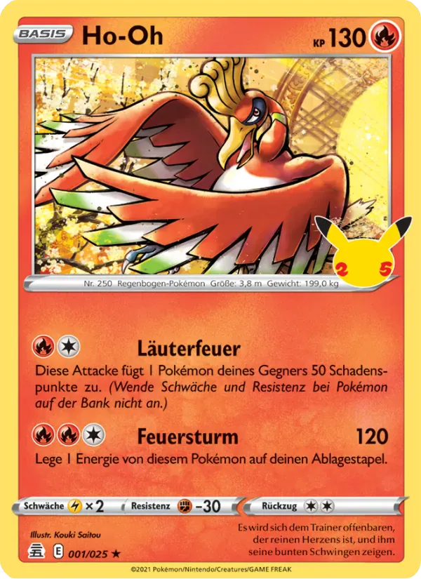 Ho-Oh · Celebrations 1/25